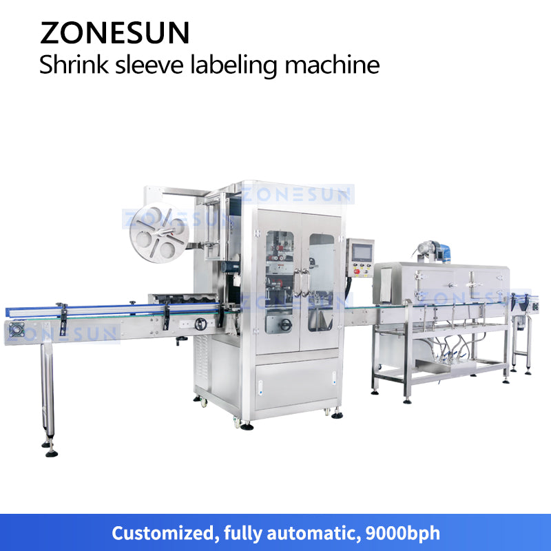ZONESUN ZS-STB150L Bottle Sleeving And Shrinking Labeling Machine ZONESUNPRO