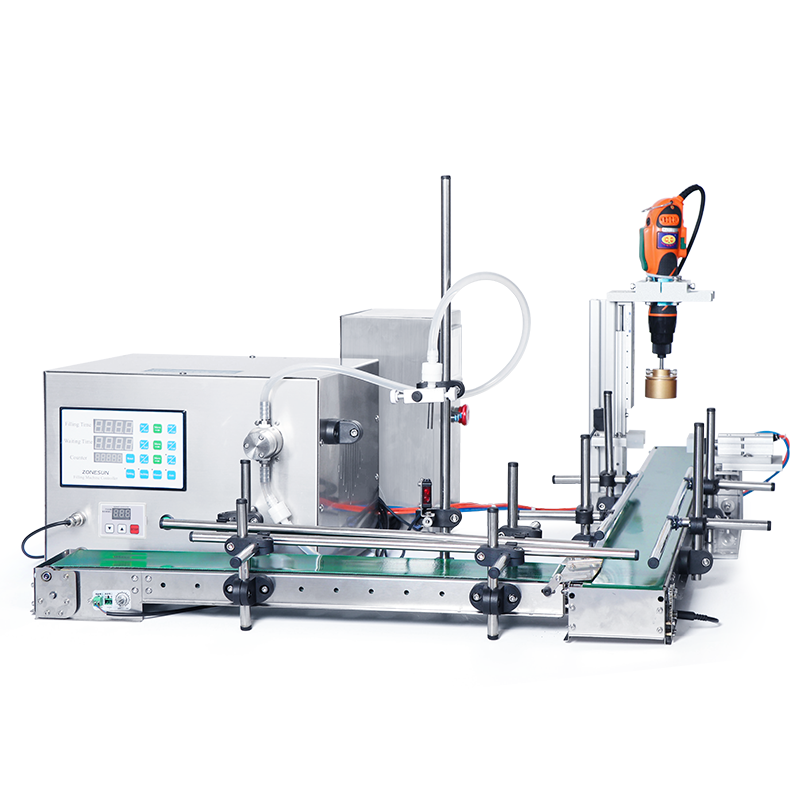 Small Automatic Magnetic Pump Liquid Filling and Capping Machine