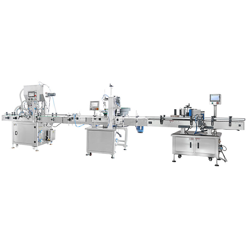 ZONESUN ZS-FAL180R9/ZS-DPCL1 Custom Automaitc Filling Capping Labeling Production Line ZONESUNPRO