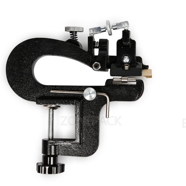 ZONESUN Leather Paring Device Kid Manual Leather Skiver Hand Skiving Machine