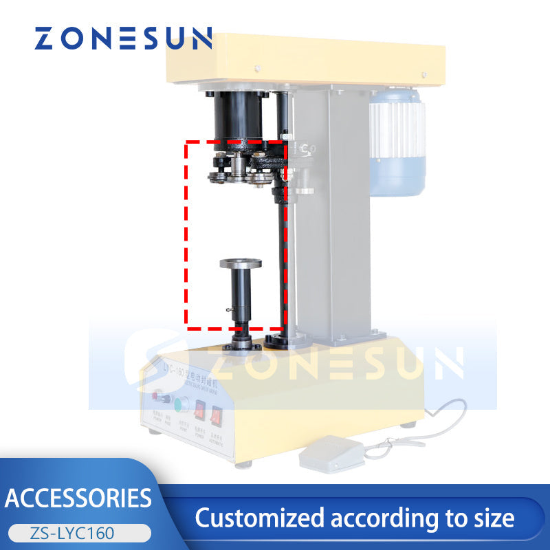 ZONESUN Special Link Customized Replace Mold For ZS-LYC160 Can Sealing Machine ZONESUNPRO