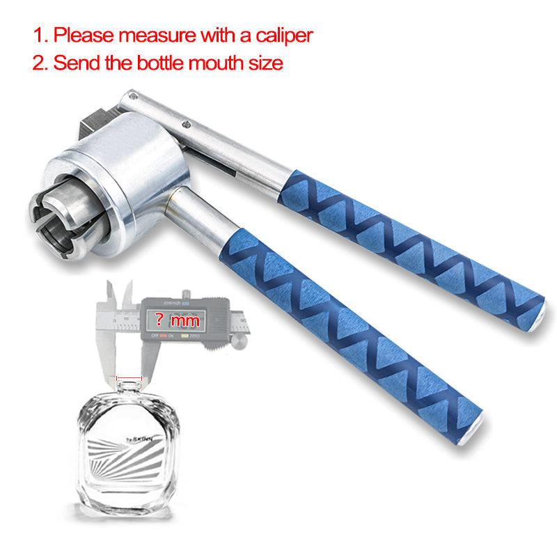 ZONESUN ZS-PBC1 13/15/18/ 20mm Stainless Steel Manual Perfume Capping Machine ZONESUNPRO