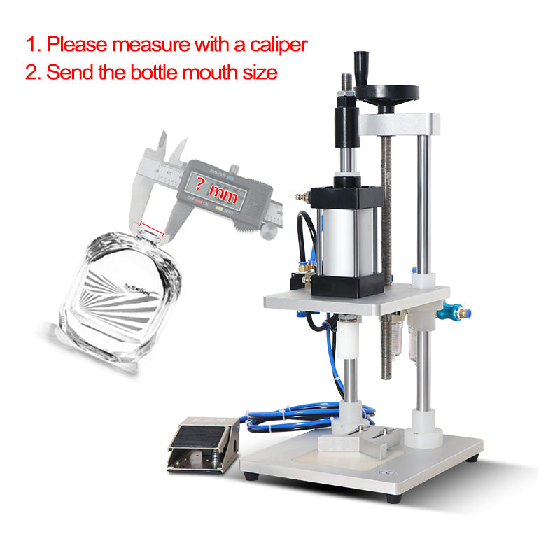 ZONESUN ZS-GK5 13/15/18/20mm Pneumatic Perfume Capping Machine ZONESUNPRO
