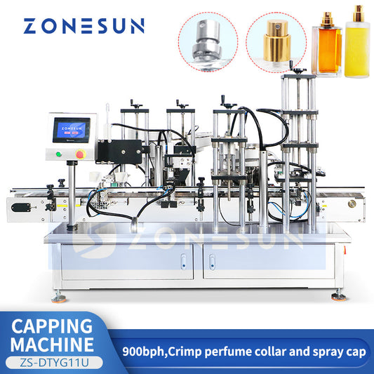 ZONESUN ZS-DTYG11U Perfume Crimping Equipment Capping Machine