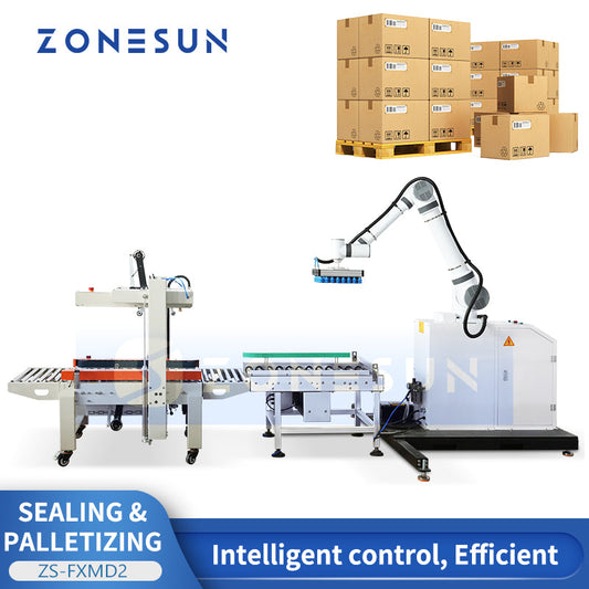 Automatic Carton Sealer & Palletizer