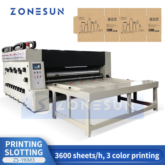 Carton Box Printing and Slotting Machine