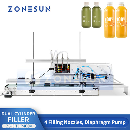 ZONESUN Diaphragm Pump Liquid Filling Machine