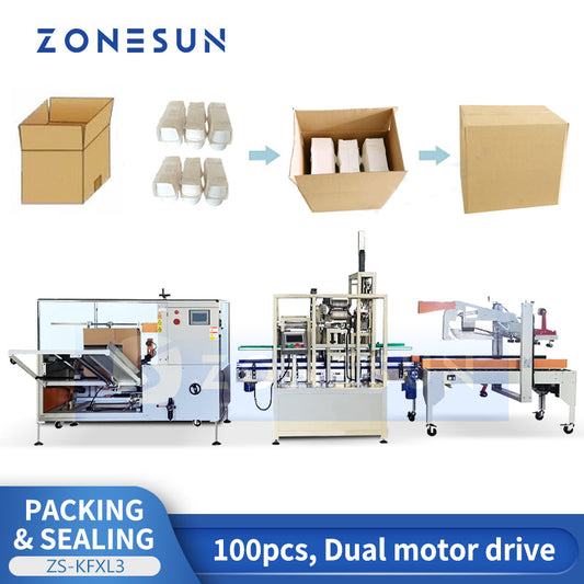 Automatic Case Packing & Sealing Machine