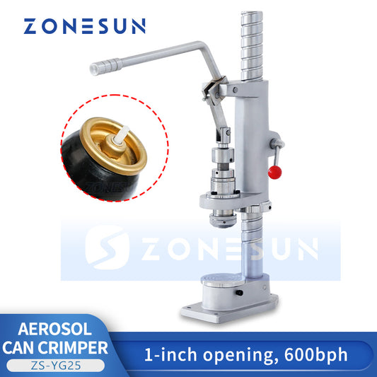 ZONESUN Aerosol Can Sealing Machine