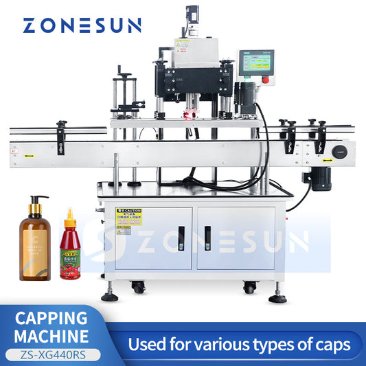 ZONESUN ZS-XG440RS Automatic Capping Machine Servo Capper