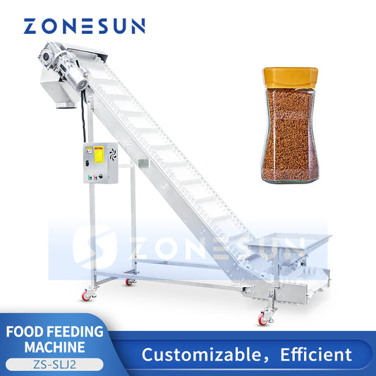ZONESUN ZS-SLJ2 Custom Automatic Food Feeding Machine For Production Line