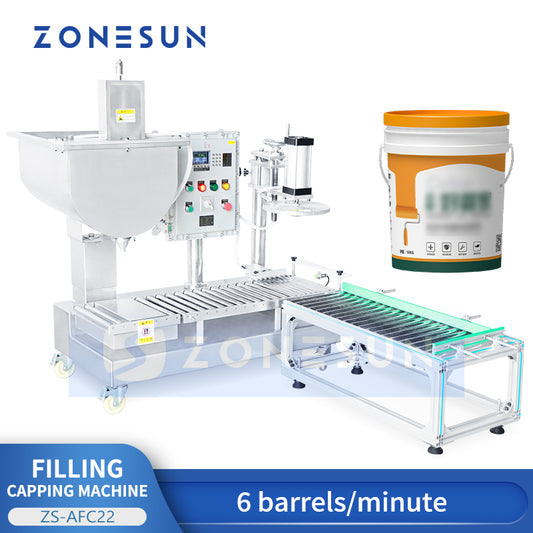 Bucket Filling and Capping Machine