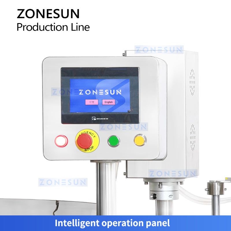 ZONESUN ZS-AFCL7 Automatic Squeeze Glue Bottle Packaging Production Line