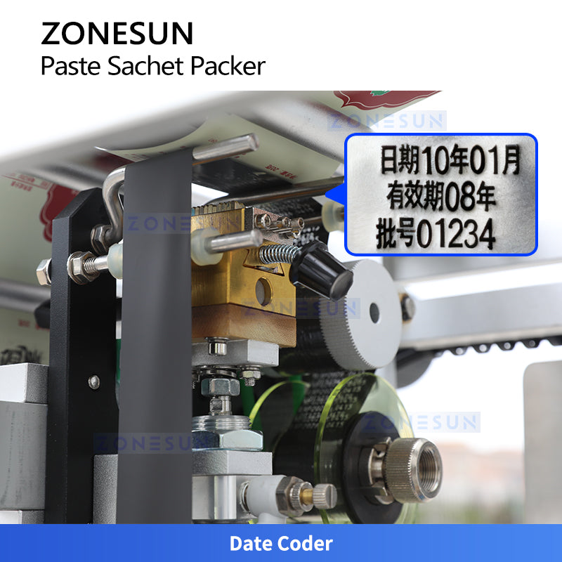 ZONESUN ZS-FS240L Sachet Filling and Sealing Machine
