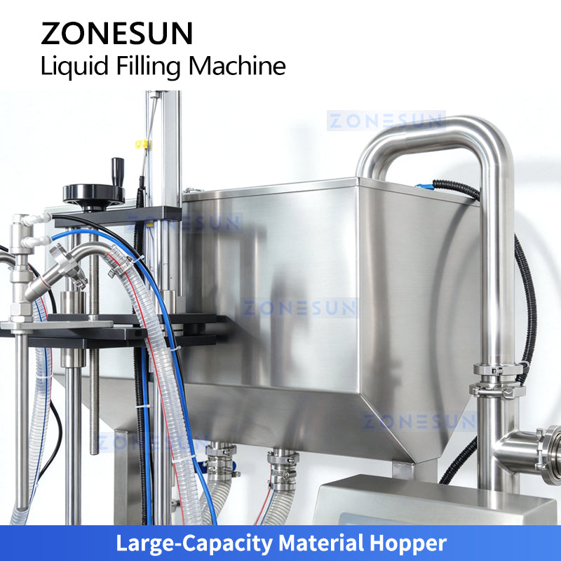 ZONESUN ZS-MG260XP Dual-Head High-Capacity Gear Pump Liquid Filling Machine