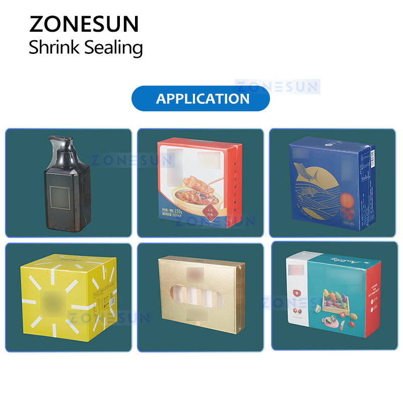 ZONESUN ZS-FM400 High Speed Heat Shrink Wrap Machine For Gift Box