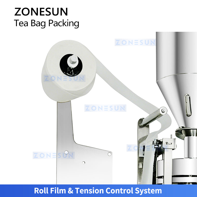 tea bag filling and sealing machine