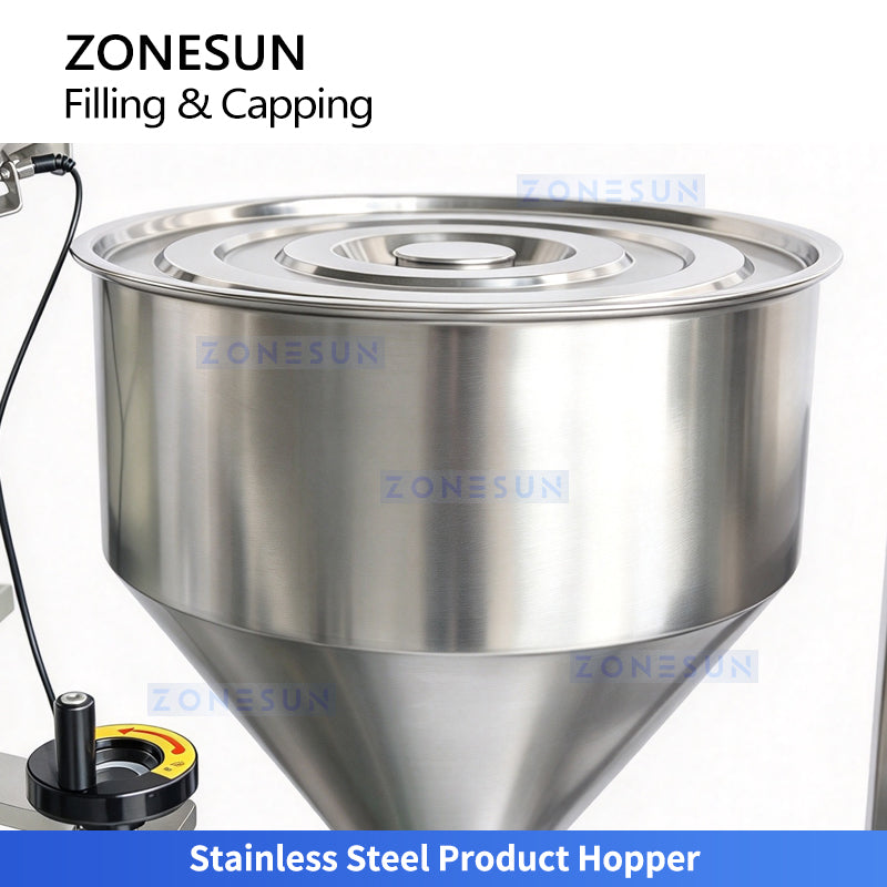 ZONESUN ZS-AFC48B Automatic Gear Pump Filling & Capping Machine for Round Tubes