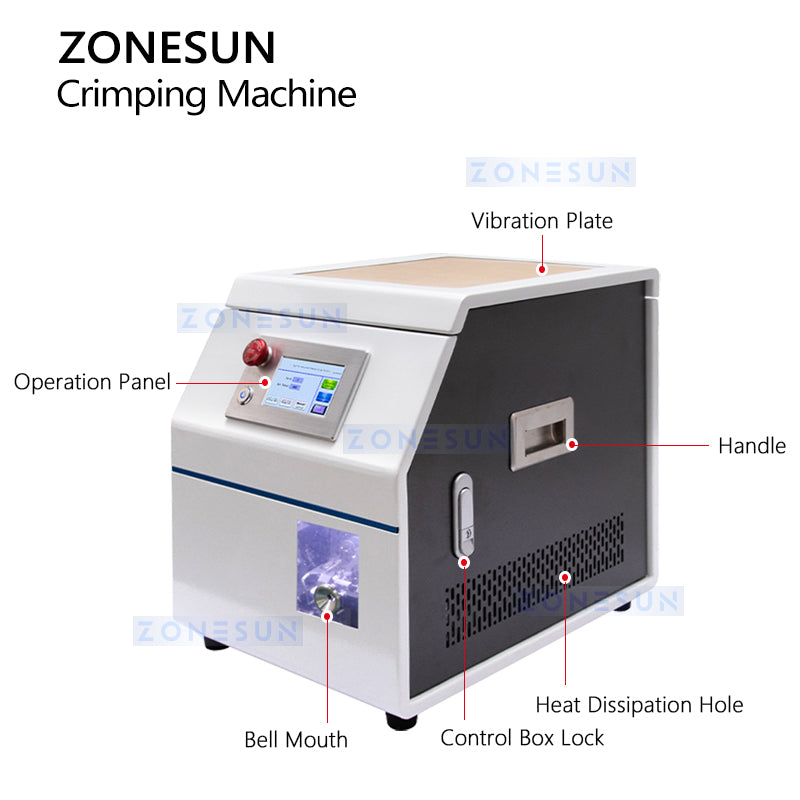 ZONESUN ZS-WSC1 Crimping Machine for Pre-Insulated Tubular Terminals