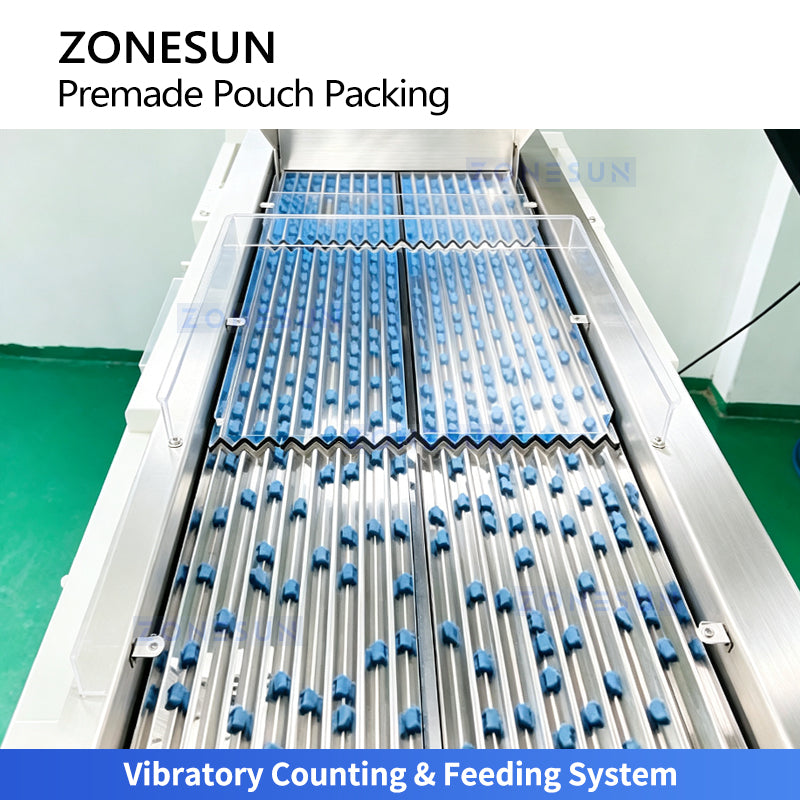 ZONESUN ZS-JF216 Automatic Solid Product Counting & Premade Pouch Packing Machine
