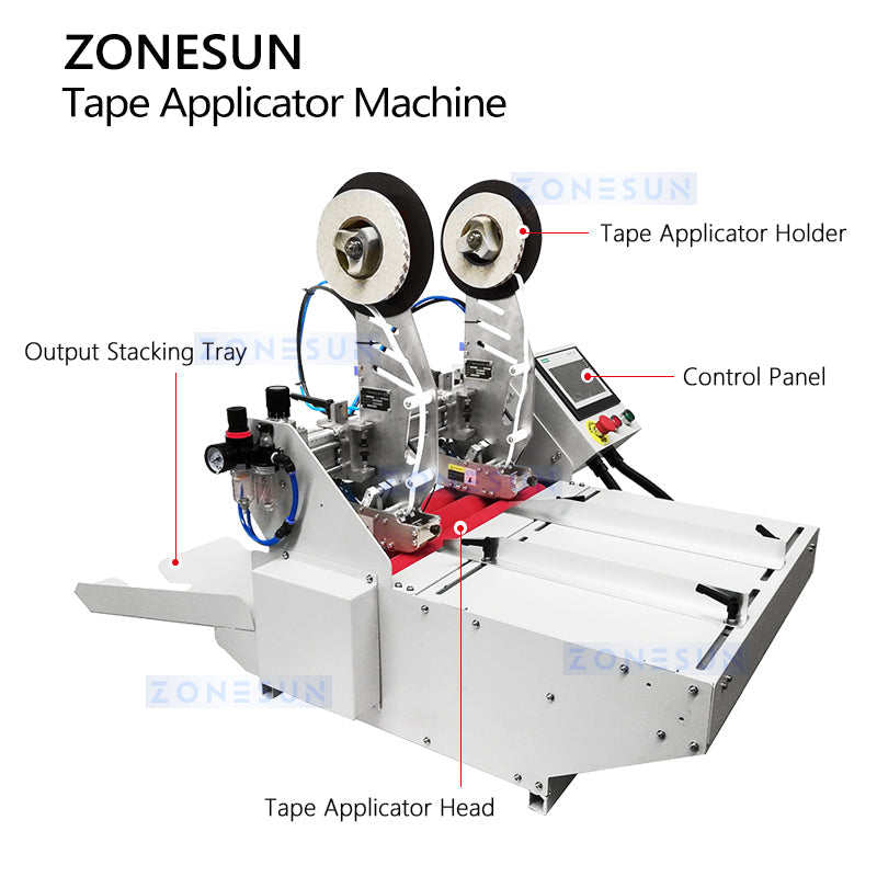 Double sided tape applicator