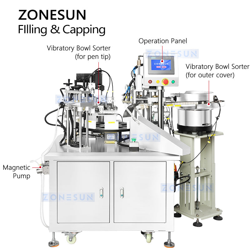 ZONESUN ZS-AFCU1M Magic Remover Pen Monoblock Filling and Sealing Machine