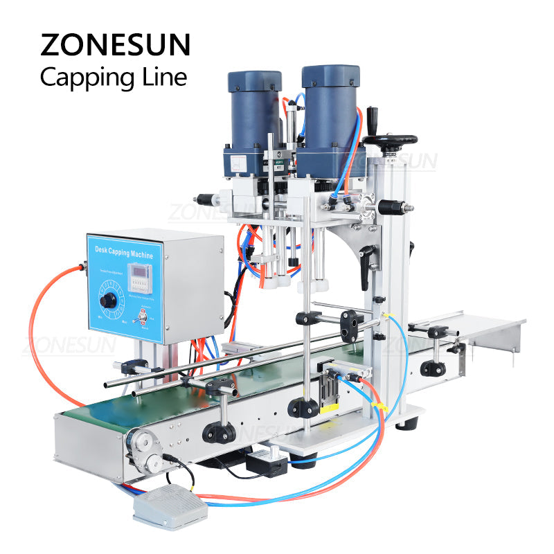 ZONESUN ZS-XG6100C Automatic Screwing Capping Machine ZONESUNPRO