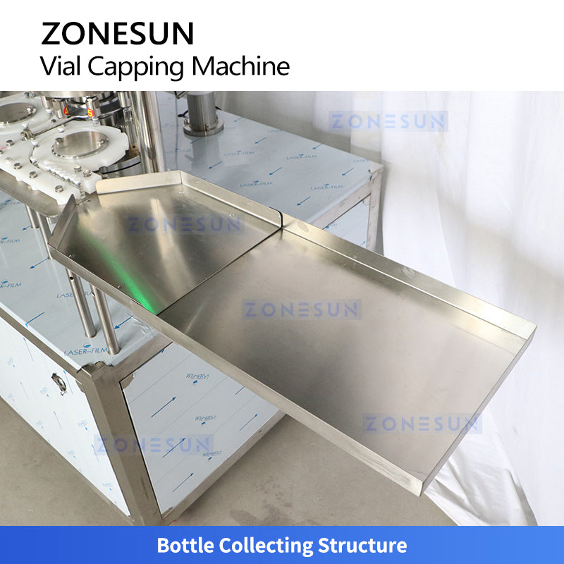 ZONESUN ZS-YG300 Automatic Vial Capping Machine Pharmaceutical Lab Bottle Capper