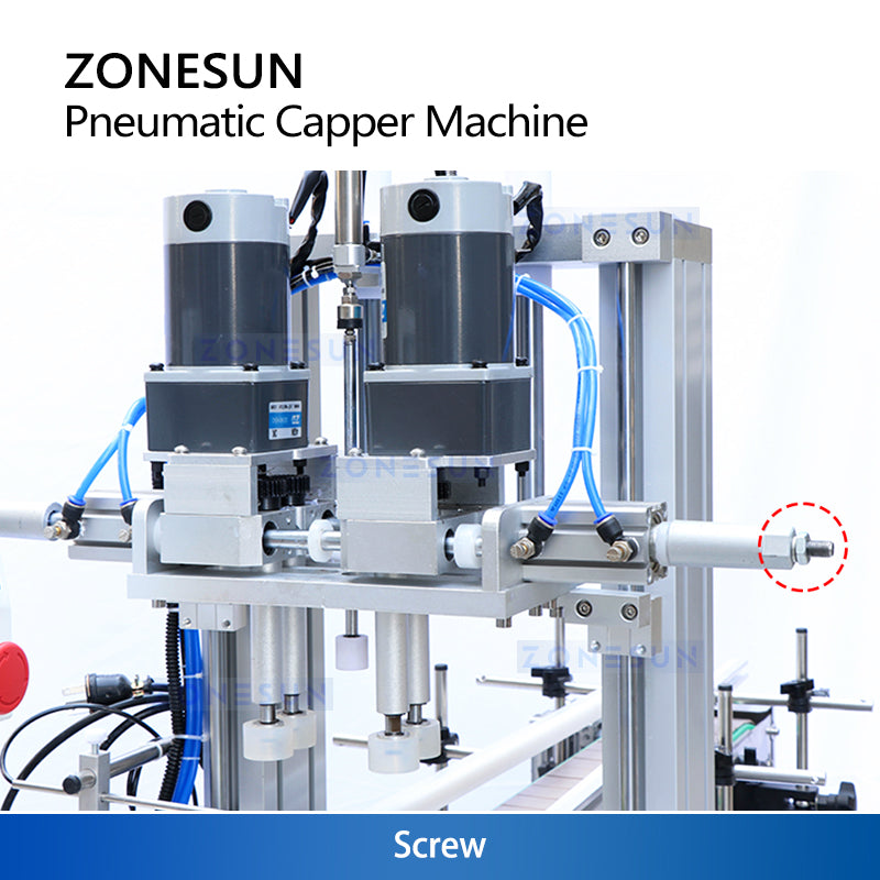 ZONESUN ZS-XG16 18-70mm Pneumatic Automatic Round Bottle Capping Machine ZONESUNPRO