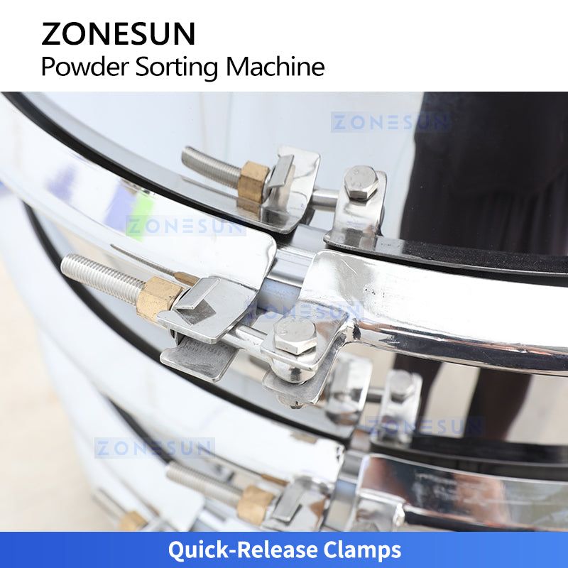 ZONESUN ZS-ZDS800 Vibratory Powder Screening Machine, 800mm Multi-Layer Sieve Separator
