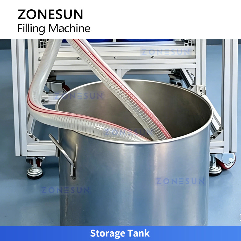 ZONESUN ZS-TSM07 Anti-drip Nozzle 1-20L Servo Liquid Filling Machine
