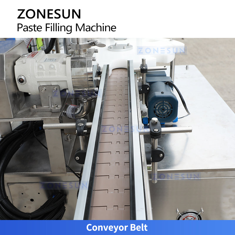 ZONESUN ZS-AFC19B Automatic Rotor Pump Cosmetic Paste Filling & Capping Machine ZONESUNPRO
