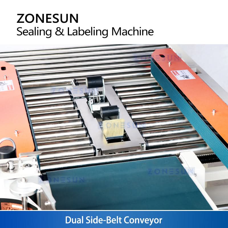 ZONESUN ZS-FKC4650S Automatic Box Tape Sealing and Labeling Machine