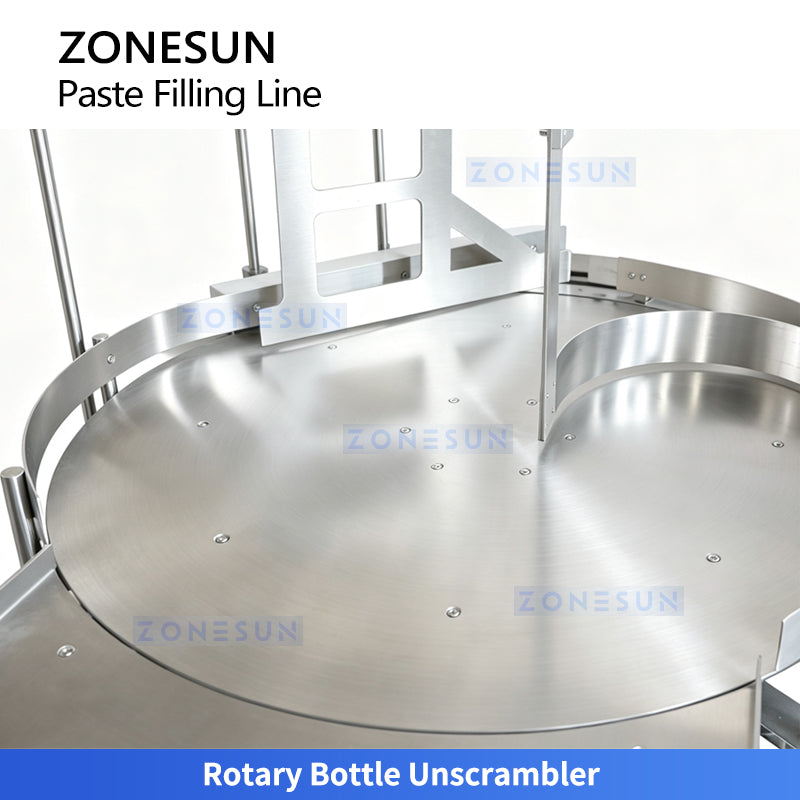 ZONESUN ZS-FAL180G10 Automatic Viscous Paste Filling Cap Pressing and Tightening Line
