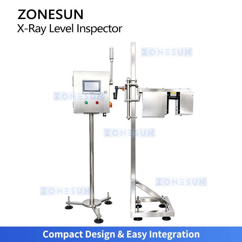 ZONESUN ZS-FA3012 Inline X-ray Fill Level and Cap Inspection Machine for Beverage Lines