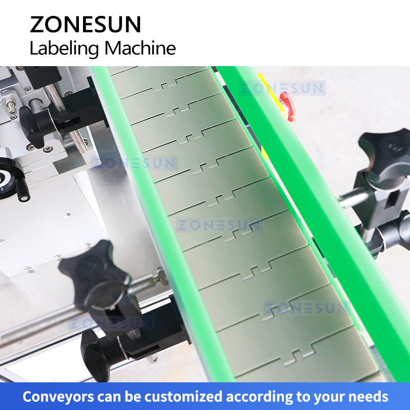 ZONESUN ZS-TB770 Top & Body Labeling Machine for Tapered Bottles ZONESUNPRO