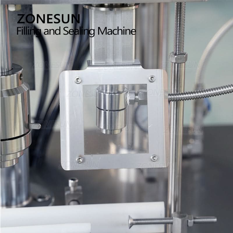 ZONESUN ZS-QWFS1 Aerosol Can Filling and Sealing Machine Fill Gas And Liquid