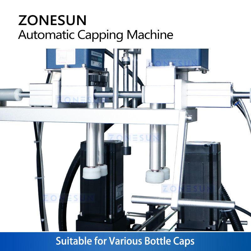 ZONESUN ZS-XG440H Automatic Capping Machine For F-Style Bottle ZONESUNPRO