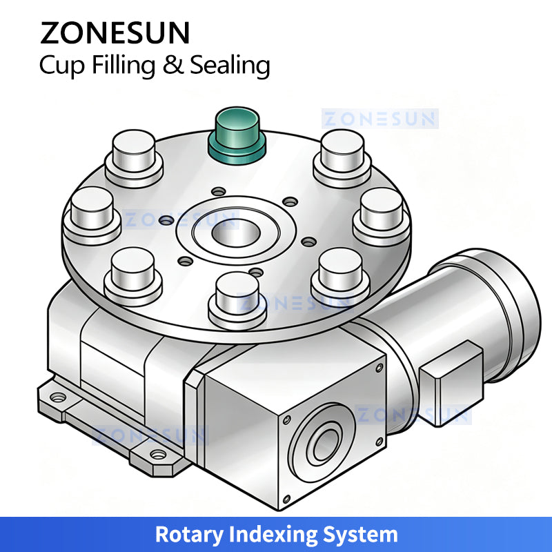 ZONESUN ZS-AFS20D Automatic Tea Coffee Paper Cup Filling Sealing Packaging Machine 2-20g