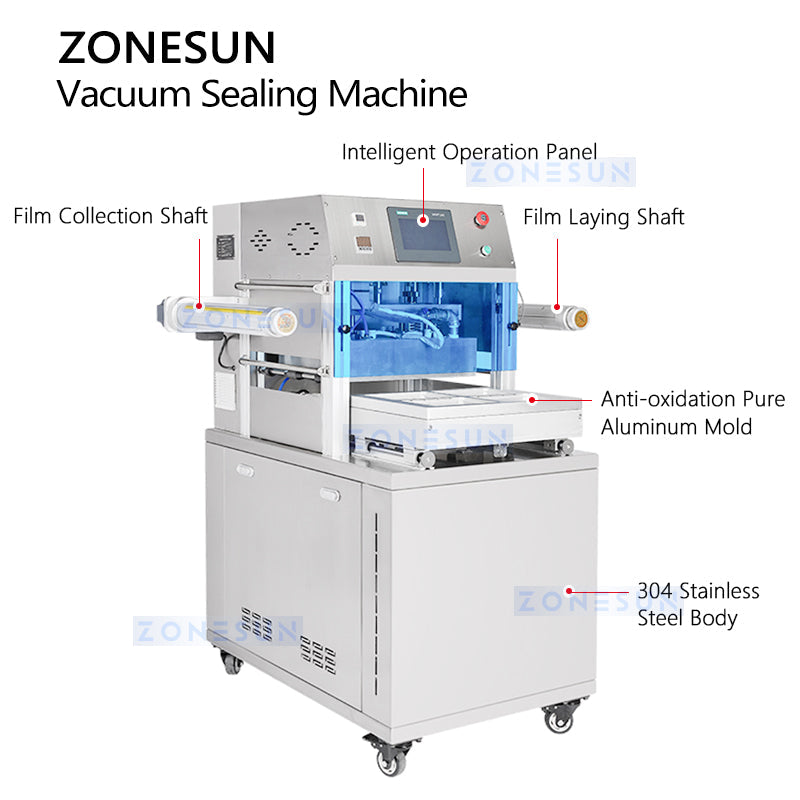 ZONESUN ZS-VSP4 Vacuum Meat Beef Skin Packaging Machine