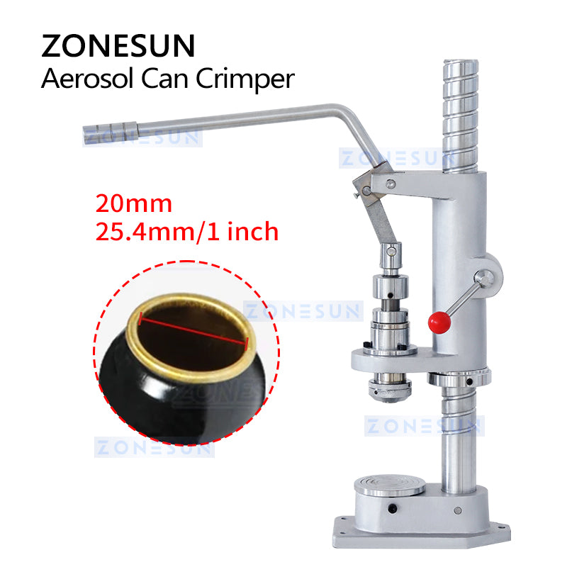 ZONESUN Aerosol Can Sealing Machine