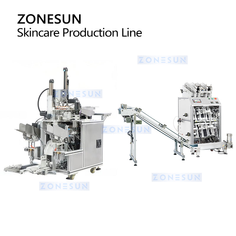 ZONESUN ZS-MS3TPF Automatic Facial Mask & Essence Skincare Machine Line