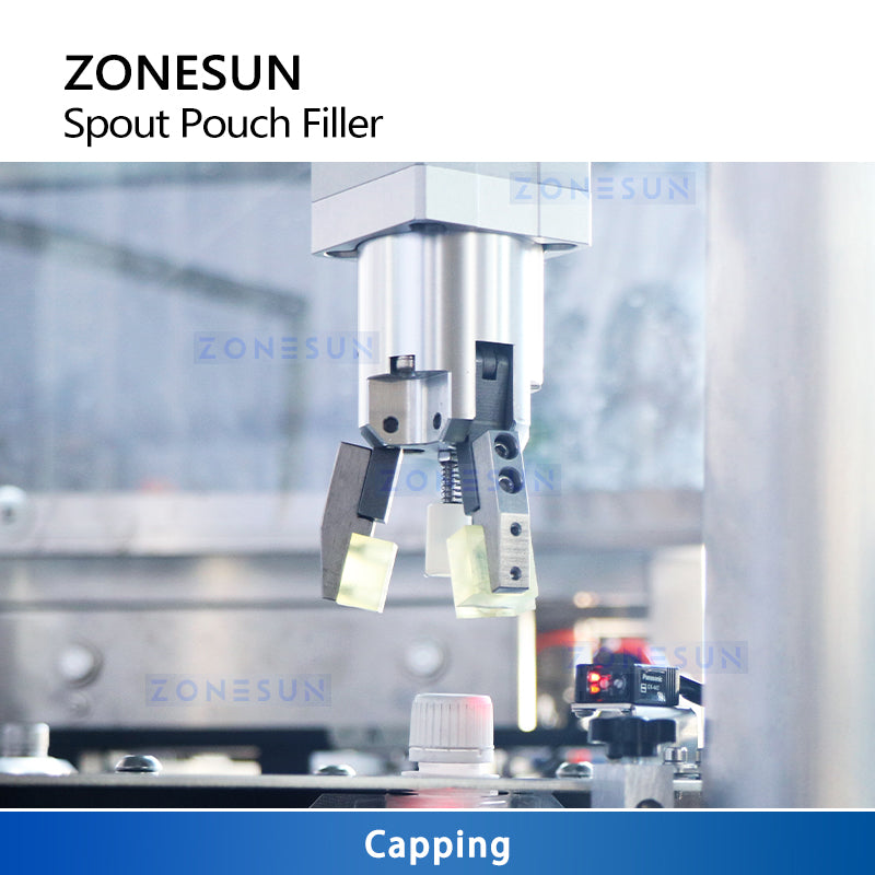 ZONESUN Spout Pouch Filling Machine Filling Capping Monoblock Doypack Rotary Packing Equipment ZS-AFC12 ZONESUNPRO