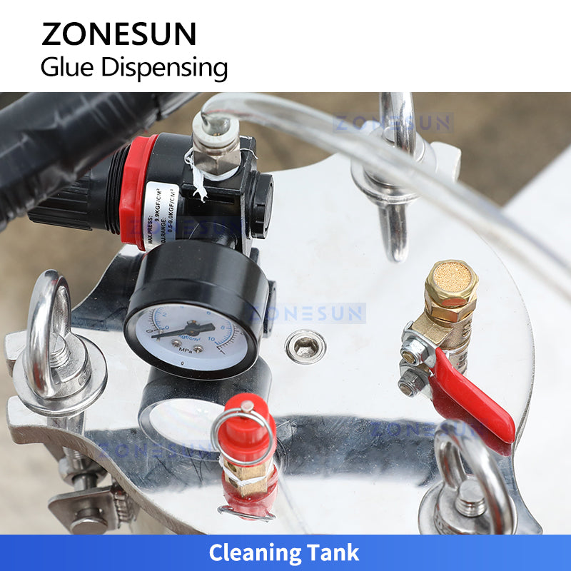 ZONESUN ZS-AGD5 Automatic AB Glue Dispensing Machine Two-Component Epoxy Resin Silicone Mixing Dispensing System