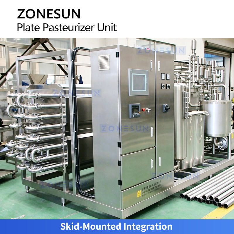 ZONESUN ZS-PRT200 Continuous Plate Pasteurizer and UHT Sterilizer System