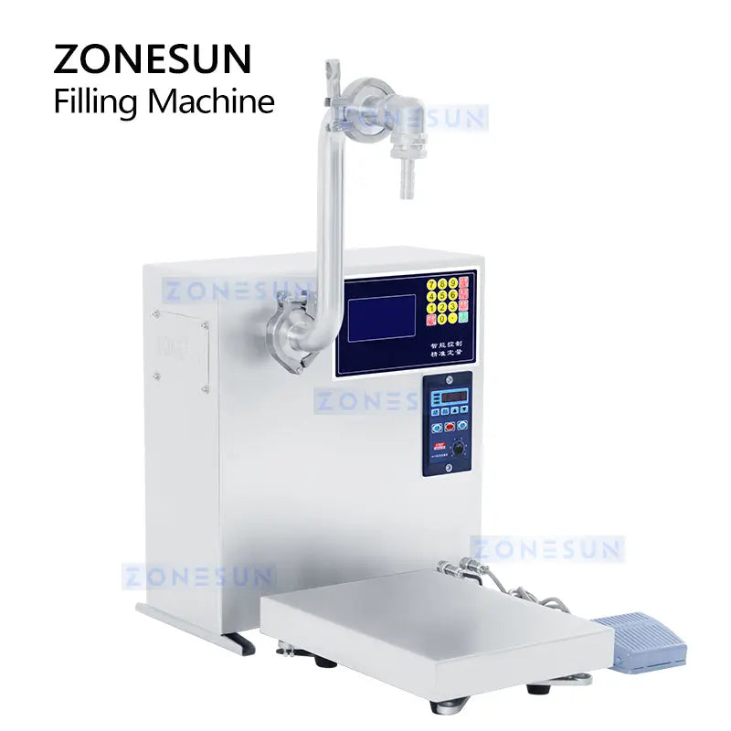 ZONESUN ZS-GPW1 High Folw Rate Gear Pump Liquid Weighing Filling Machine ZONESUN