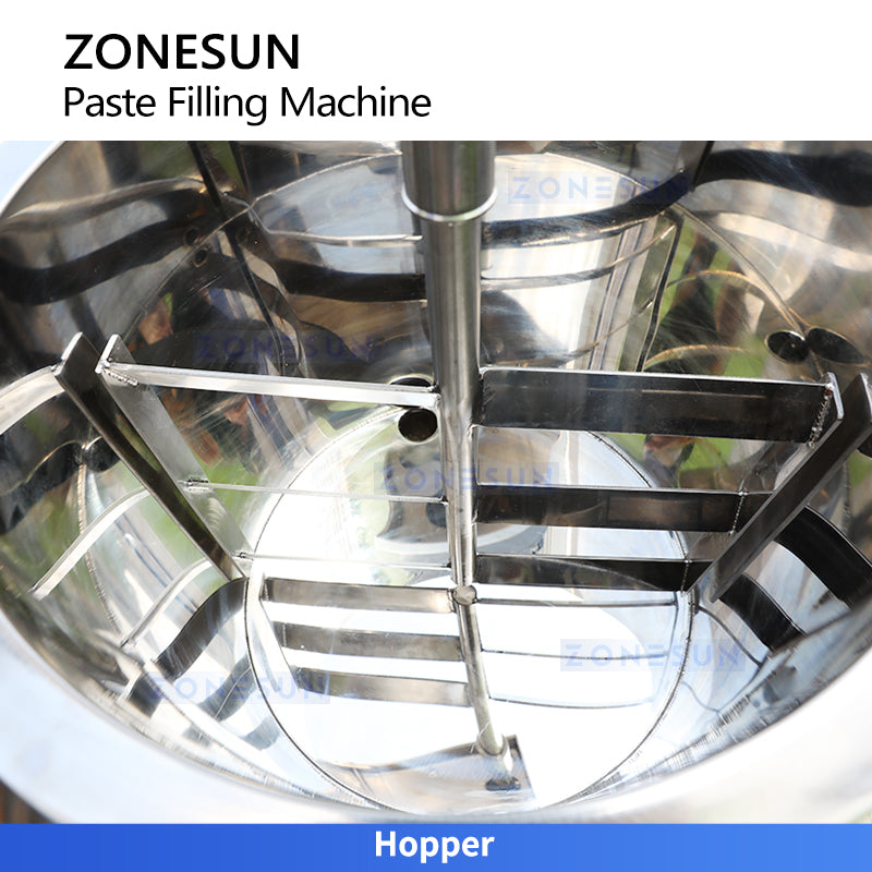ZONESUN ZS-VTGTL1A Servo Heated Paste Filling Machine for Lipstick, Foundation, Wax and Cosmetic Products