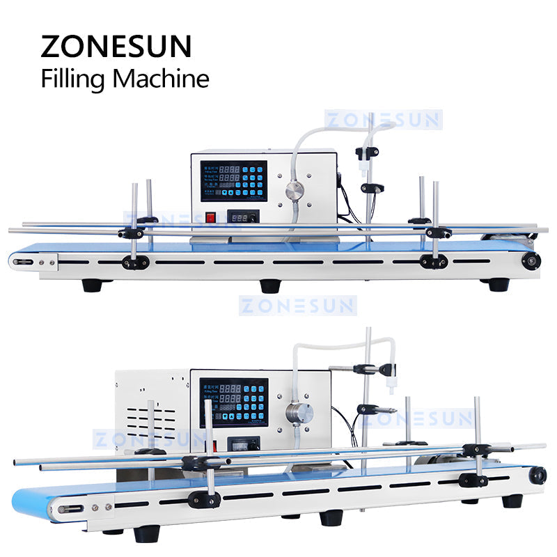 ZONESUN ZS-MPYT250C Automatic Single Nozzle Magnetic Pump Liquid Filling Machine ZONESUNPRO