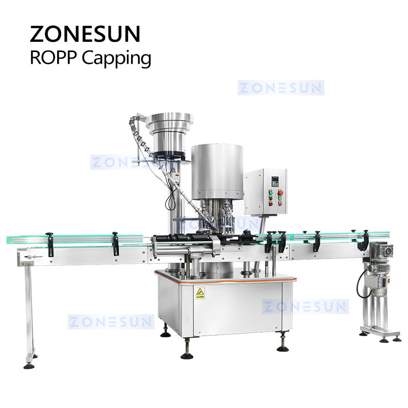 ZONESUN ZS-XG440C4 Automatic ROPP Pilfer Proof Capping Machine ZONESUNPRO