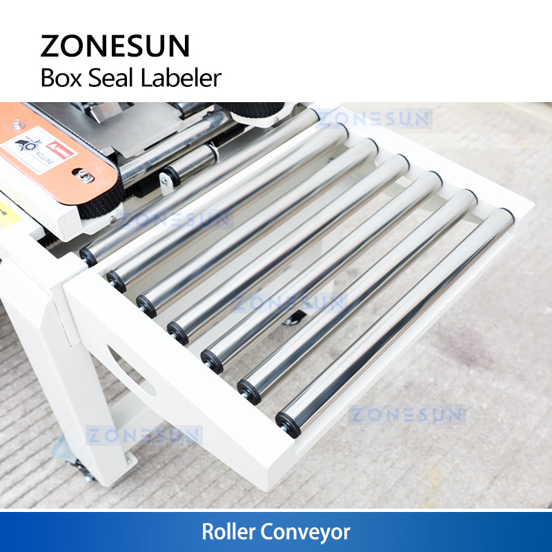 ZONESUN Automatic Carton Sealer Integrated Labeling Machine ZS-FKC4650